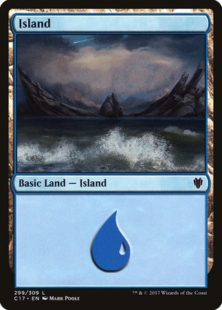 Island (299) [Commander 2017] | Fandemonia Ltd