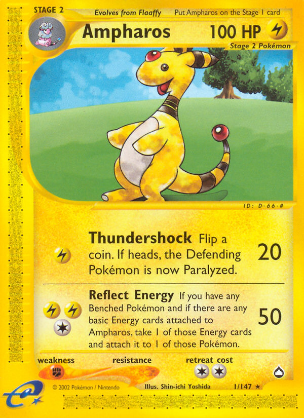 Ampharos (1/147) [Aquapolis] | Fandemonia Ltd