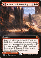 Shatterskull Smashing // Shatterskull, the Hammer Pass (Extended Art) [Zendikar Rising] | Fandemonia Ltd