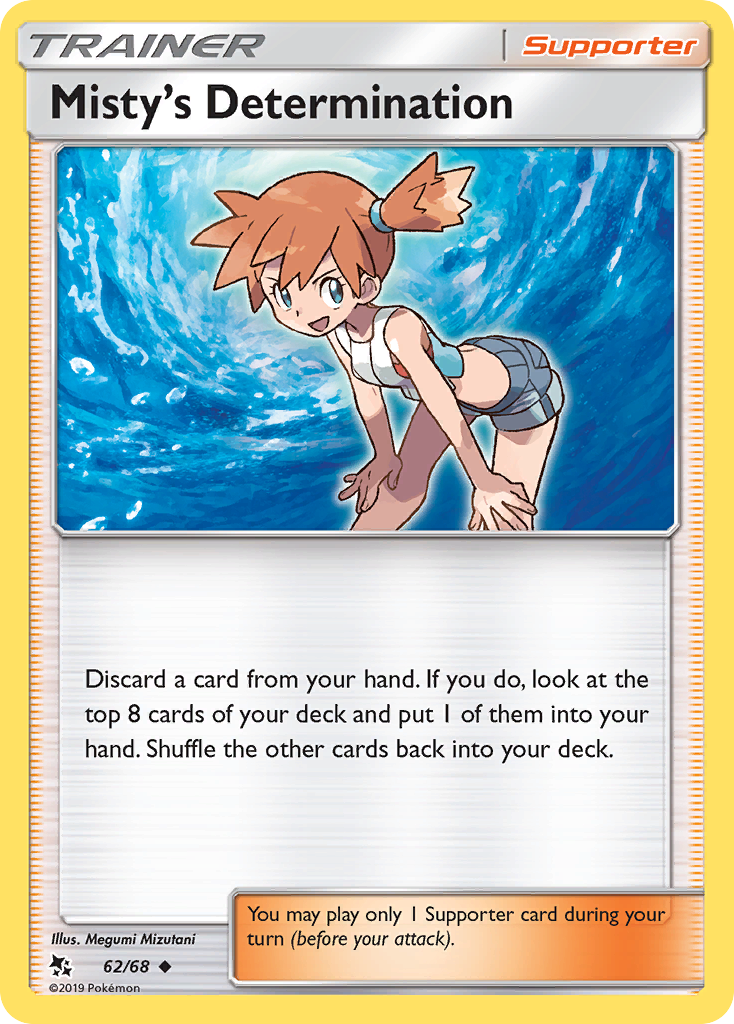 Misty's Determination (62/68) [Sun & Moon: Hidden Fates] | Fandemonia Ltd