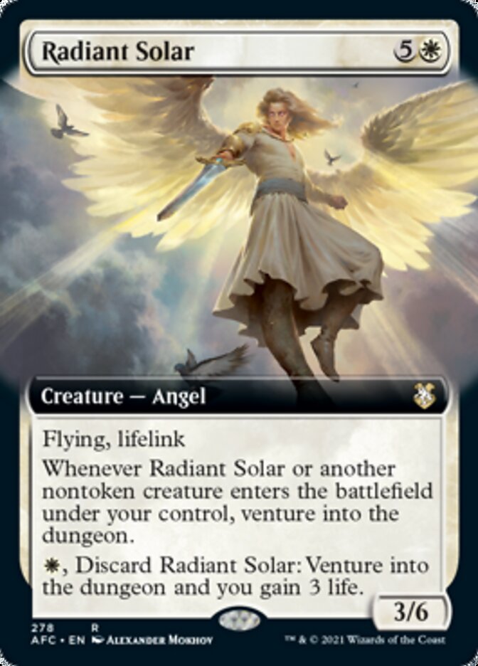 Radiant Solar (Extended) [Dungeons & Dragons: Adventures in the Forgotten Realms Commander] | Fandemonia Ltd
