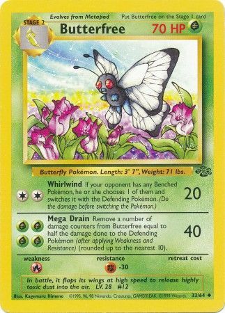 Butterfree (33/64) [Jungle Unlimited] | Fandemonia Ltd