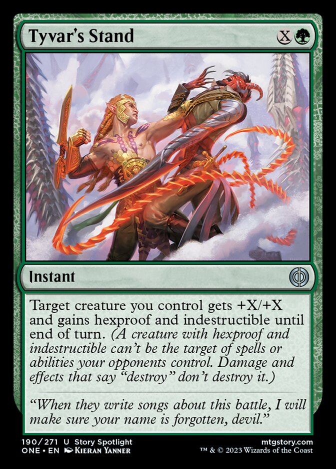 Tyvar's Stand [Phyrexia: All Will Be One] | Fandemonia Ltd