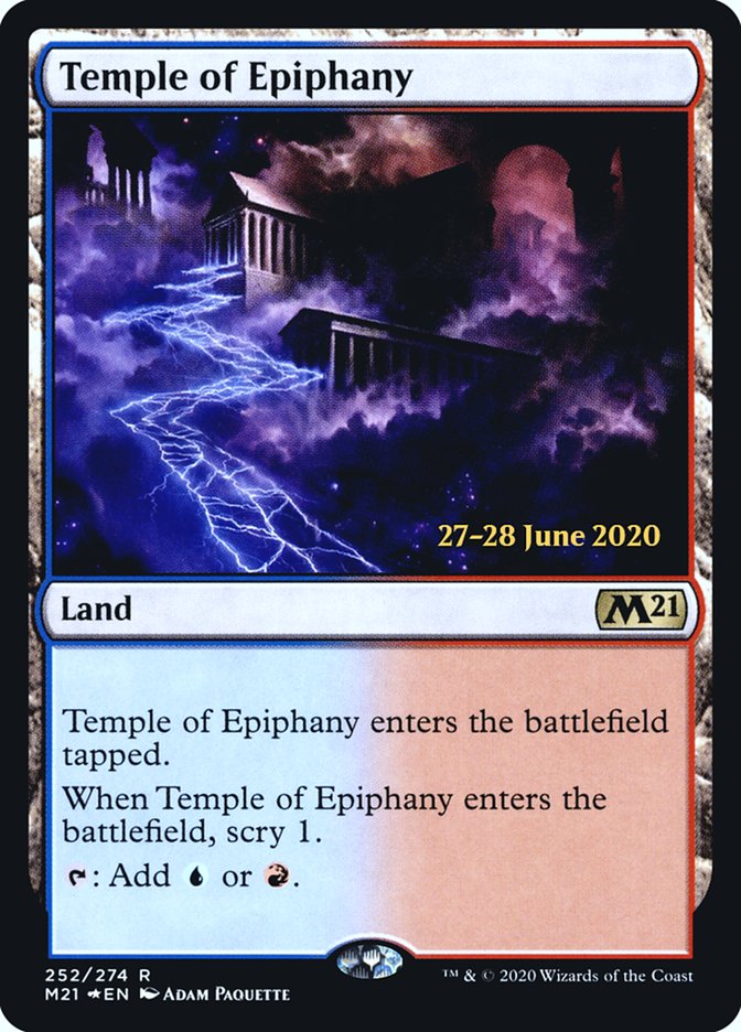 Temple of Epiphany  [Core Set 2021 Prerelease Promos] | Fandemonia Ltd