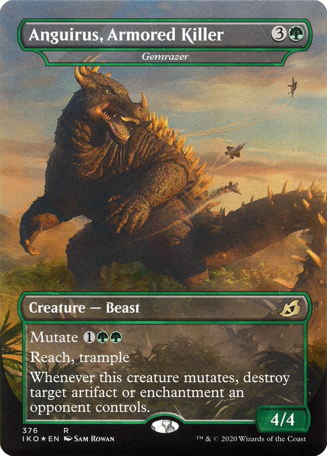 Gemrazer - Anguirus, Armored Killer (Extended Art) [Ikoria: Lair of Behemoths] | Fandemonia Ltd