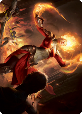 Light Up the Night Art Card (Gold-Stamped Signature) [Innistrad: Midnight Hunt Art Series] | Fandemonia Ltd