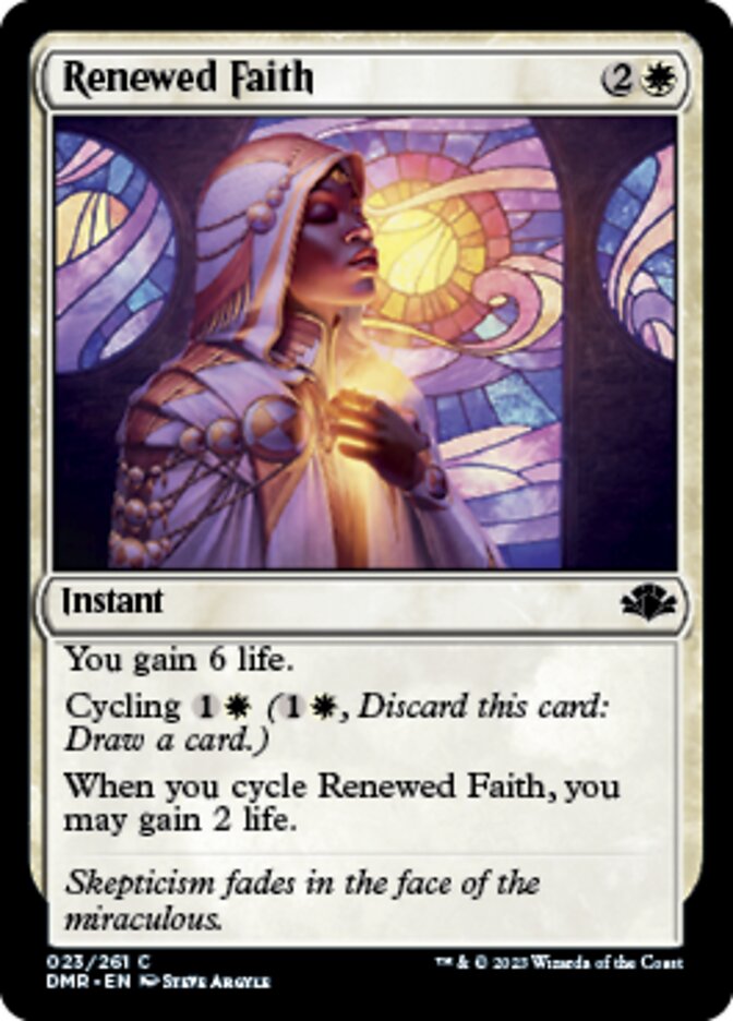 Renewed Faith [Dominaria Remastered] | Fandemonia Ltd