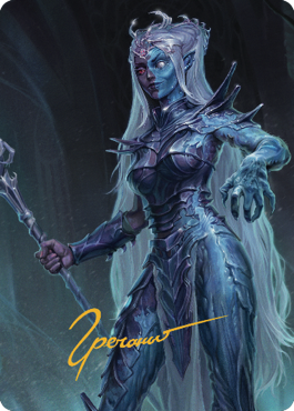 Mocking Doppelganger Art Card (Gold-Stamped Signature) [Commander Legends: Battle for Baldur's Gate Art Series] | Fandemonia Ltd