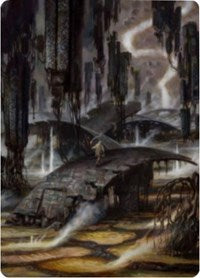 Grimclimb Pathway Art Card [Zendikar Rising Art Series] | Fandemonia Ltd