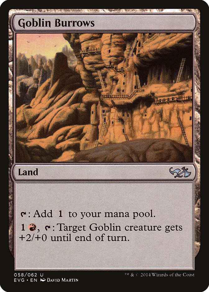 Goblin Burrows (Elves vs. Goblins) [Duel Decks Anthology] | Fandemonia Ltd