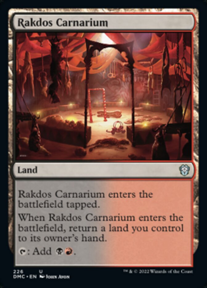 Rakdos Carnarium [Dominaria United Commander] | Fandemonia Ltd