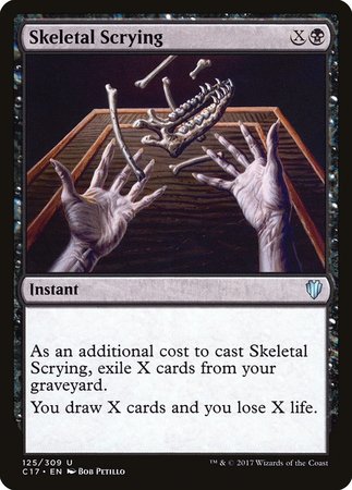 Skeletal Scrying [Commander 2017] | Fandemonia Ltd