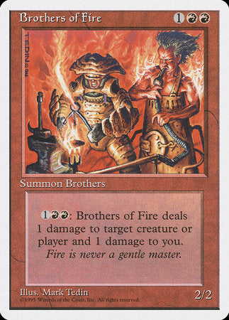 Brothers of Fire [Fourth Edition] | Fandemonia Ltd