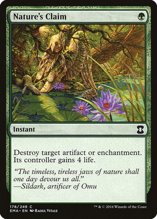 Nature's Claim [Eternal Masters] | Fandemonia Ltd