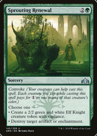 Sprouting Renewal [Guilds of Ravnica] | Fandemonia Ltd