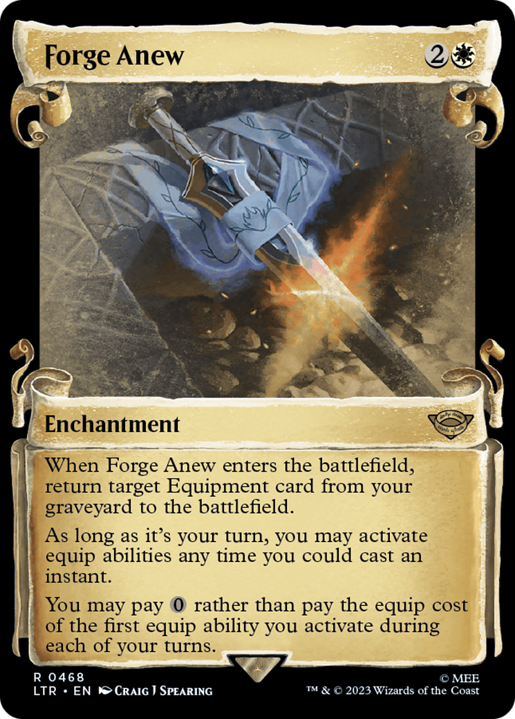 Forge Anew [The Lord of the Rings: Tales of Middle-Earth Showcase Scrolls] | Fandemonia Ltd