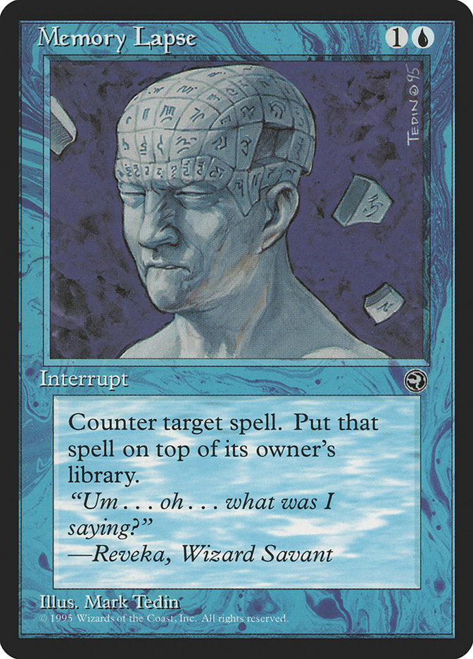 Memory Lapse (Reveka Flavor Text) [Homelands] | Fandemonia Ltd