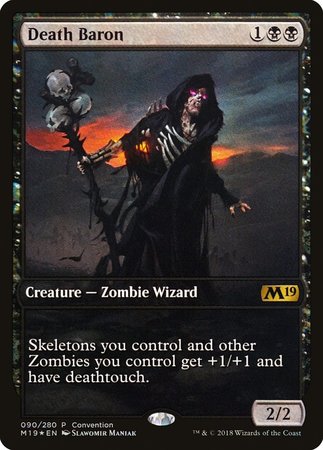 Death Baron (2018 Convention Promo) [Core Set 2019 Promos] | Fandemonia Ltd