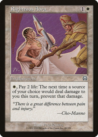 Righteous Aura [Mercadian Masques] | Fandemonia Ltd