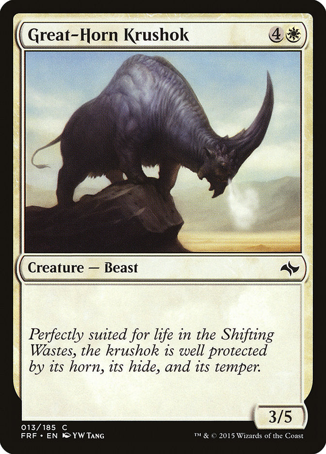 Great-Horn Krushok [Fate Reforged] | Fandemonia Ltd