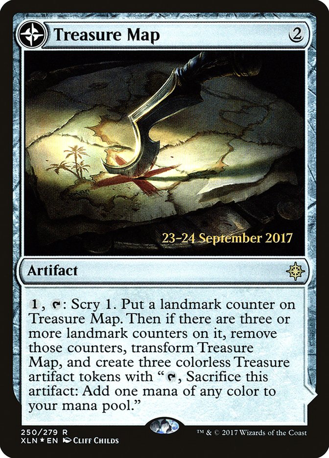 Treasure Map // Treasure Cove  [Ixalan Prerelease Promos] | Fandemonia Ltd