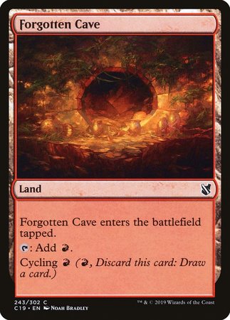 Forgotten Cave [Commander 2019] | Fandemonia Ltd