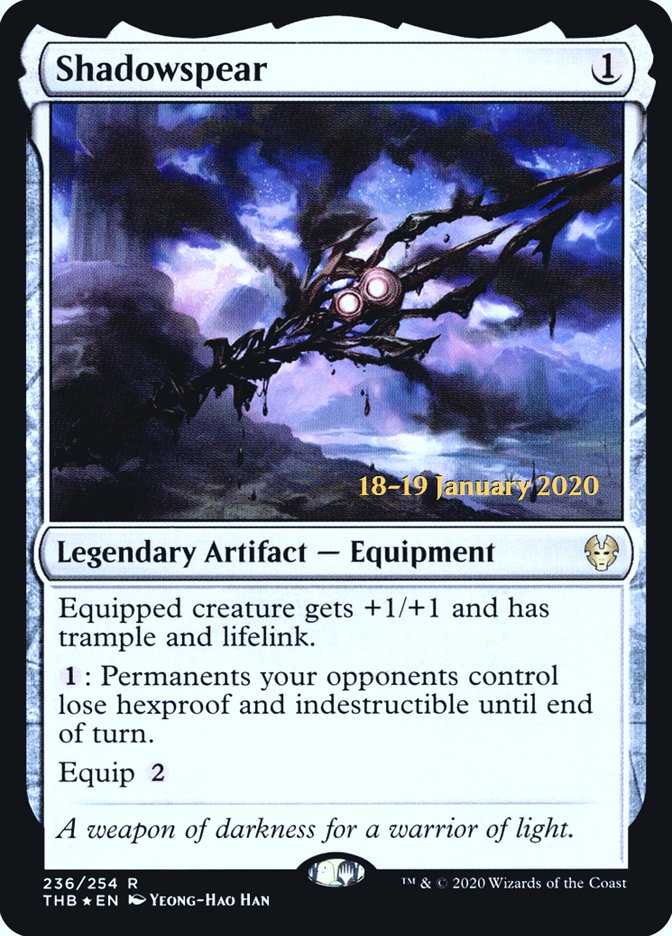 Shadowspear [Theros Beyond Death Prerelease Promos] | Fandemonia Ltd
