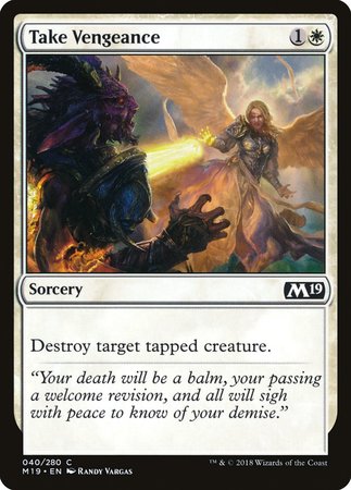 Take Vengeance [Core Set 2019] | Fandemonia Ltd