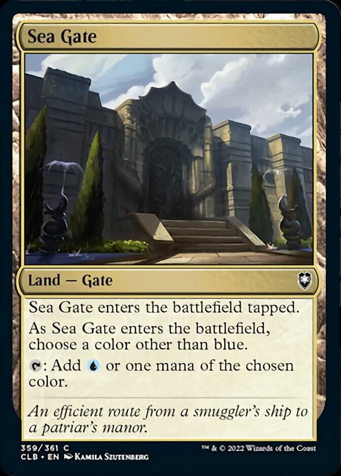 Sea Gate [Commander Legends: Battle for Baldur's Gate] | Fandemonia Ltd