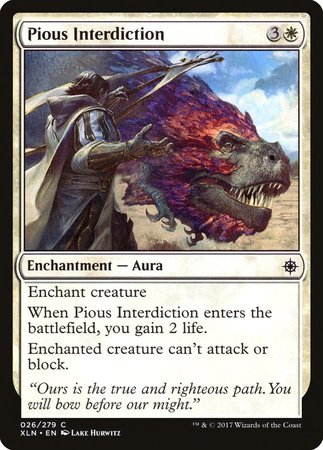 Pious Interdiction [Ixalan] | Fandemonia Ltd