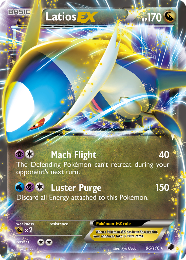 Latios EX (86/116) [Black & White: Plasma Freeze] | Fandemonia Ltd