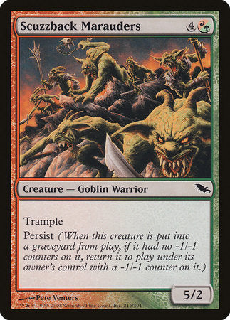 Scuzzback Marauders [Shadowmoor] | Fandemonia Ltd