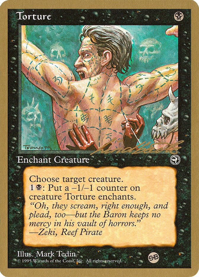 Torture (Leon Lindback) (SB) [Pro Tour Collector Set] | Fandemonia Ltd