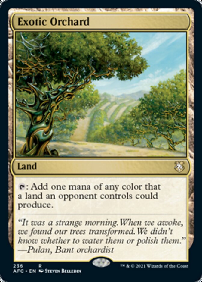 Exotic Orchard [Dungeons & Dragons: Adventures in the Forgotten Realms Commander] | Fandemonia Ltd