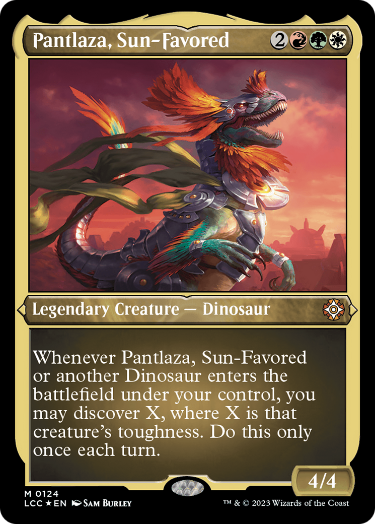 Pantlaza, Sun-Favored (Display Commander) [The Lost Caverns of Ixalan Commander] | Fandemonia Ltd