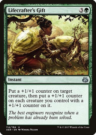Lifecrafter's Gift [Aether Revolt] | Fandemonia Ltd