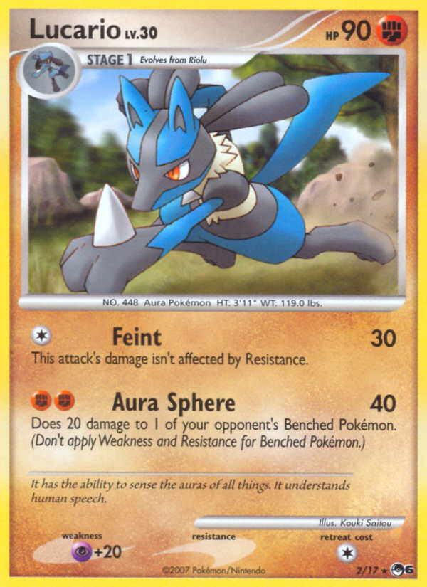 Lucario (2/17) [POP Series 6] | Fandemonia Ltd