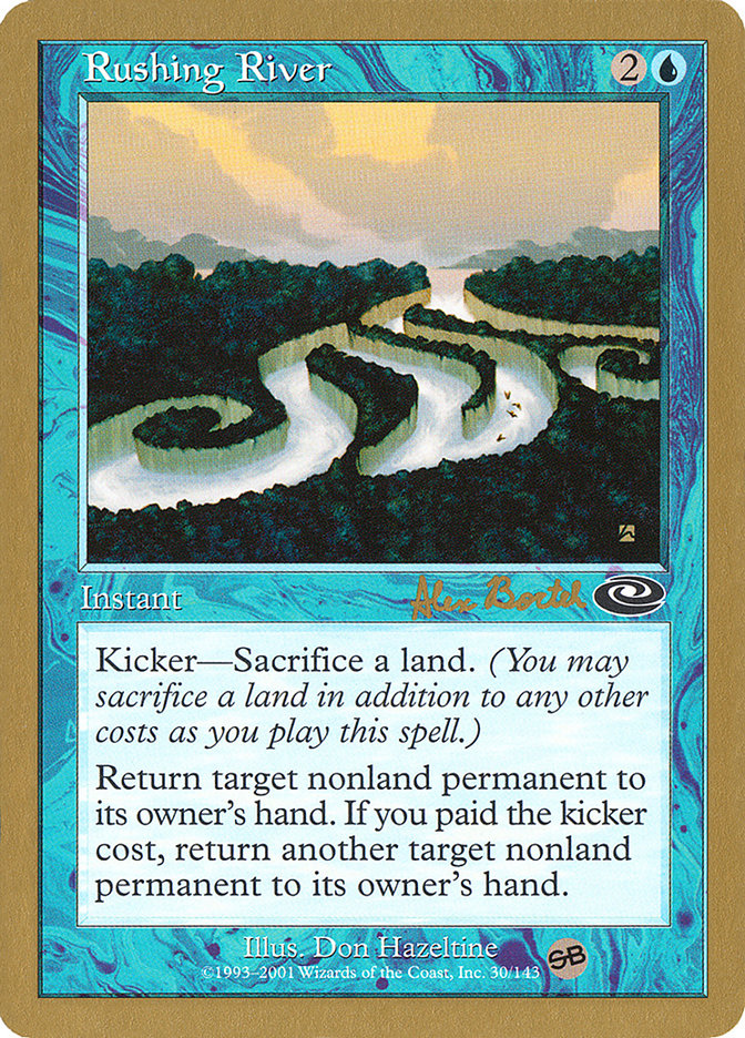 Rushing River (Alex Borteh) (SB) [World Championship Decks 2001] | Fandemonia Ltd