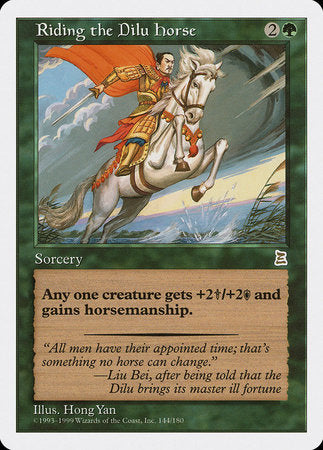 Riding the Dilu Horse [Portal Three Kingdoms] | Fandemonia Ltd