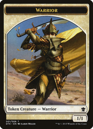Warrior Token [Dragons of Tarkir Tokens] | Fandemonia Ltd