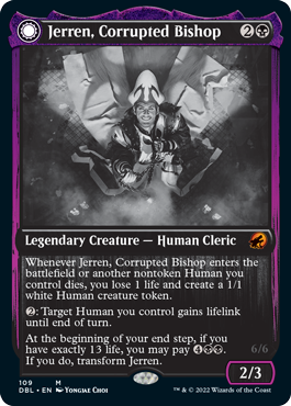 Jerren, Corrupted Bishop // Ormendahl, the Corrupted [Innistrad: Double Feature] | Fandemonia Ltd
