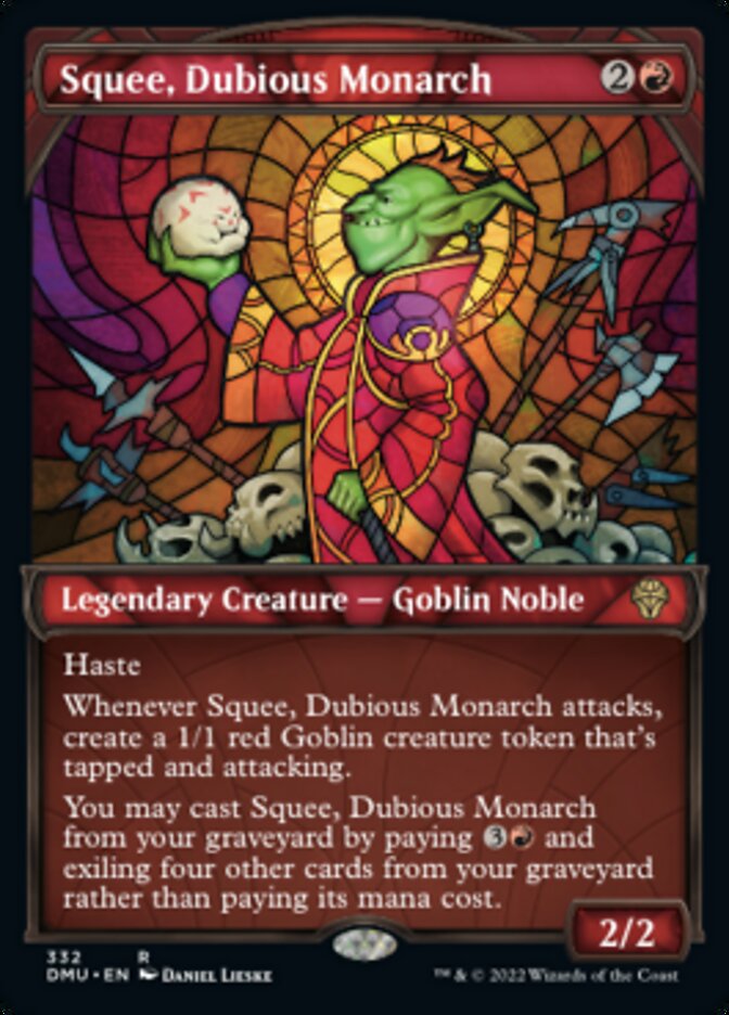 Squee, Dubious Monarch (Showcase Textured) [Dominaria United] | Fandemonia Ltd