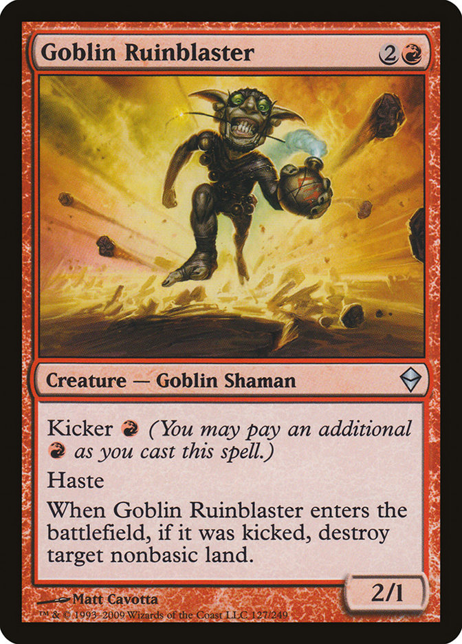 Goblin Ruinblaster [Zendikar] | Fandemonia Ltd