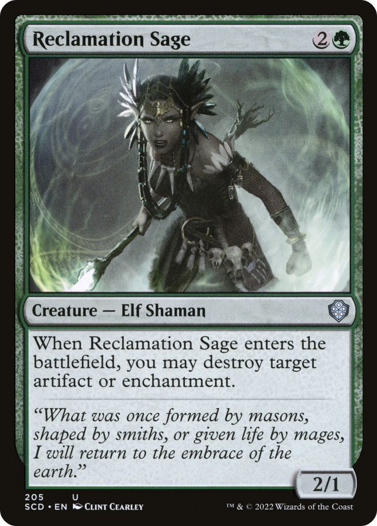 Reclamation Sage [Starter Commander Decks] | Fandemonia Ltd