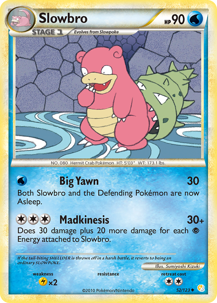 Slowbro (52/123) [HeartGold & SoulSilver: Base Set] | Fandemonia Ltd