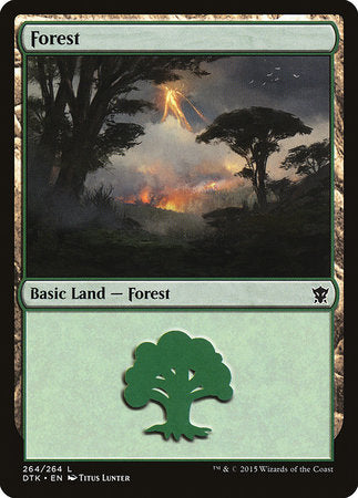 Forest (264) [Dragons of Tarkir] | Fandemonia Ltd