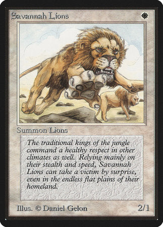 Savannah Lions [Limited Edition Beta] | Fandemonia Ltd