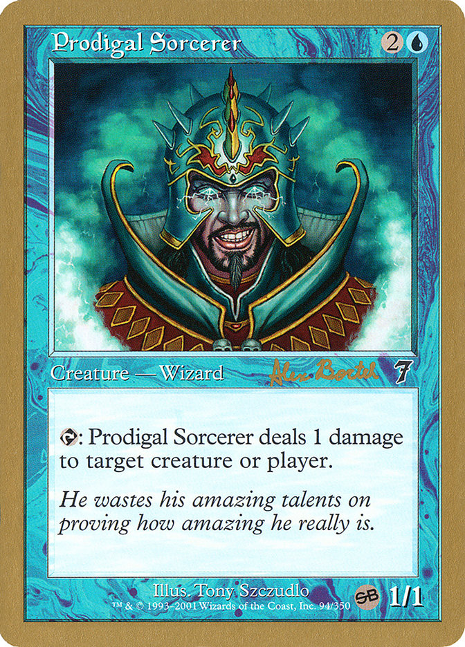 Prodigal Sorcerer (Alex Borteh) (SB) [World Championship Decks 2001] | Fandemonia Ltd