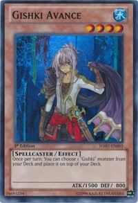 Gishki Avance [HA07-EN003] Super Rare | Fandemonia Ltd