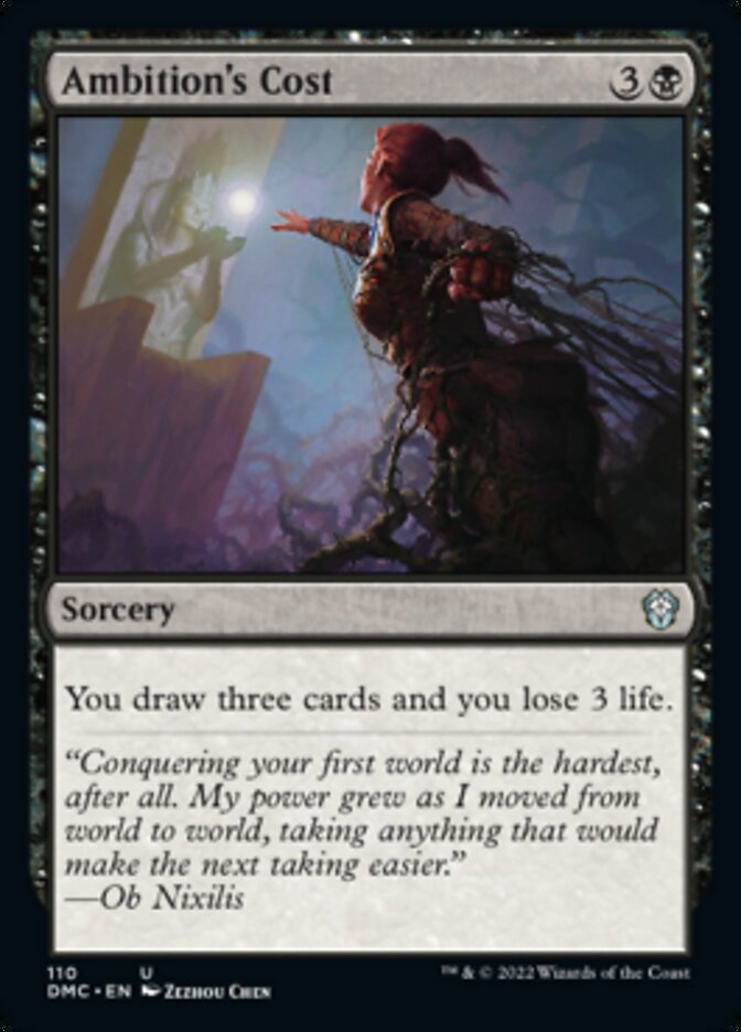 Ambition's Cost [Dominaria United Commander] | Fandemonia Ltd